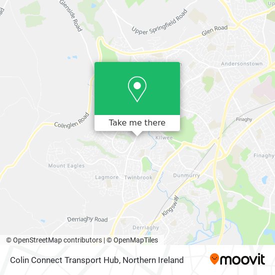 Colin Connect Transport Hub map