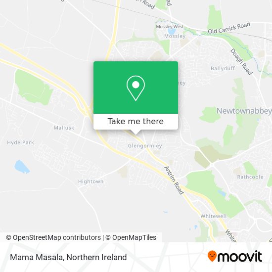 Mama Masala map