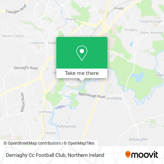 Derriaghy Cc Football Club map