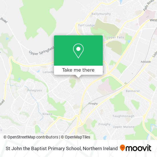 St John the Baptist Primary School map