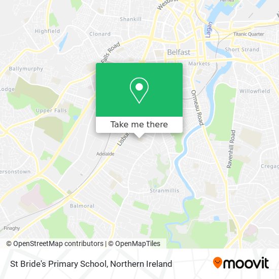 St Bride's Primary School map