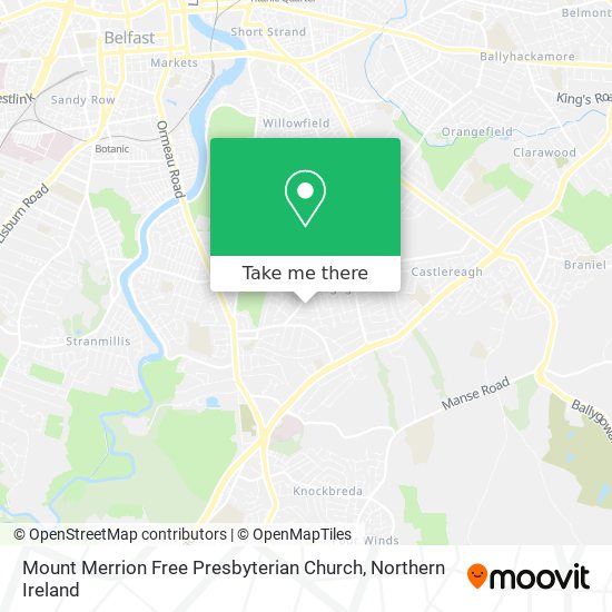 Mount Merrion Free Presbyterian Church map