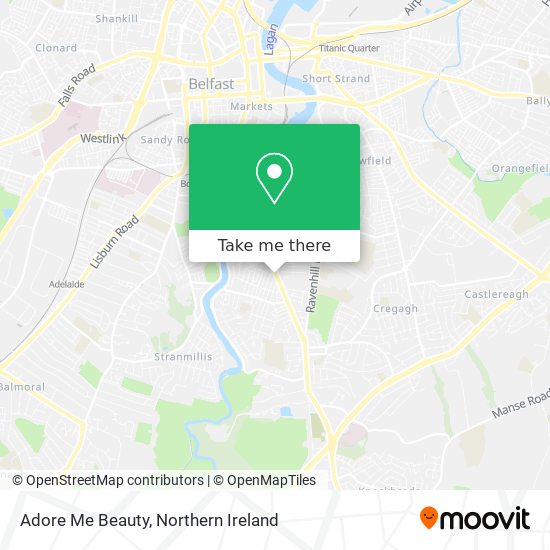 Adore Me Beauty map