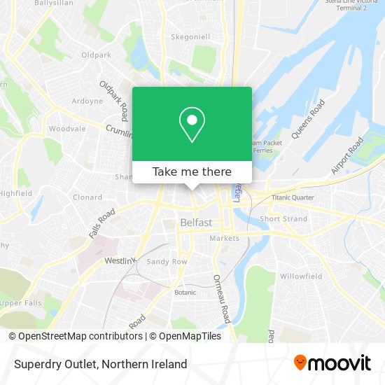 Superdry Outlet map