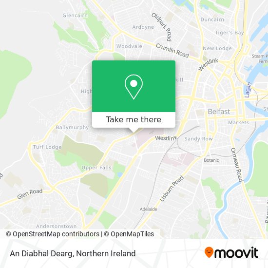 An Diabhal Dearg map