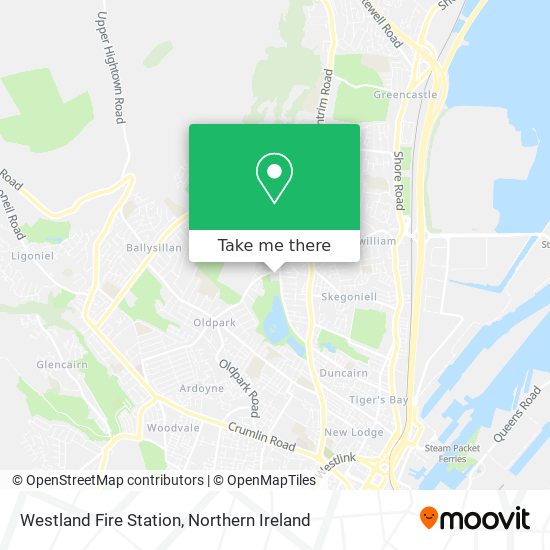 Westland Fire Station map