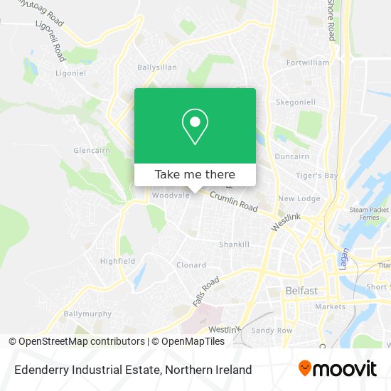 Edenderry Industrial Estate map