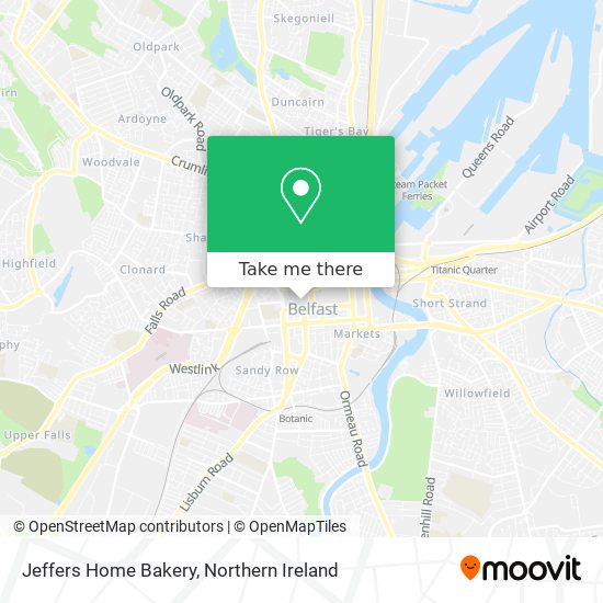 Jeffers Home Bakery map