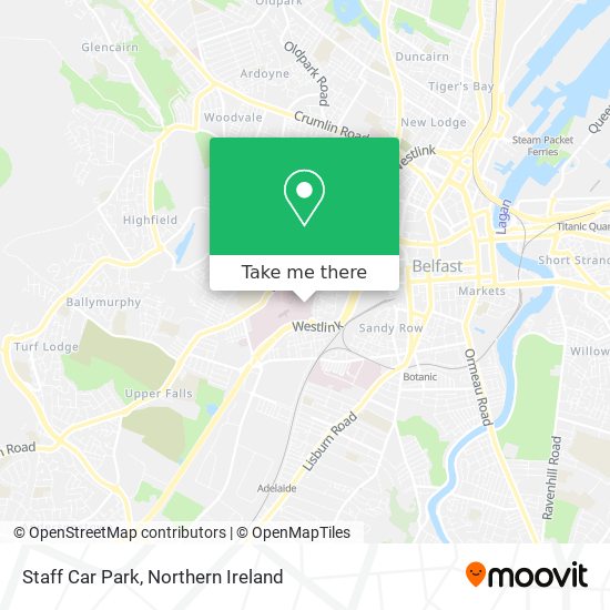 Staff Car Park map