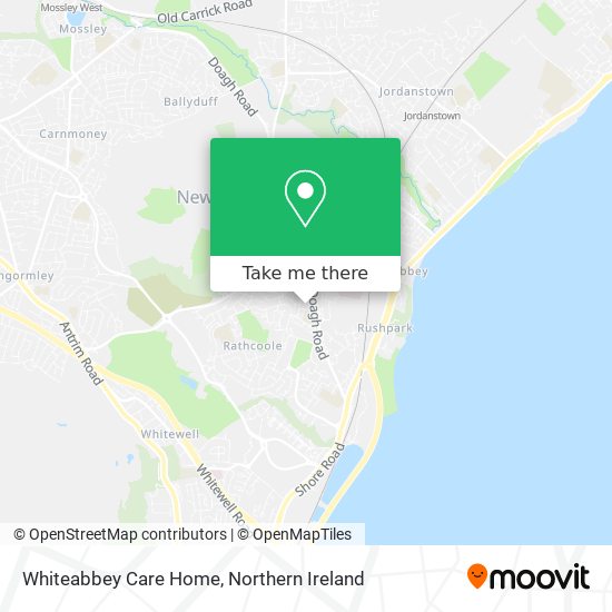 Whiteabbey Care Home map