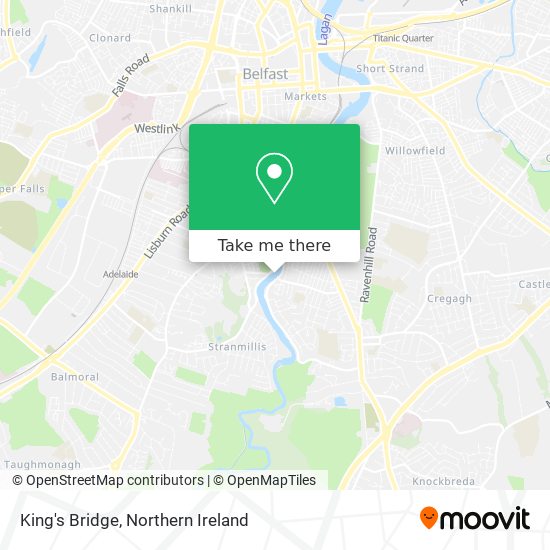 King's Bridge map