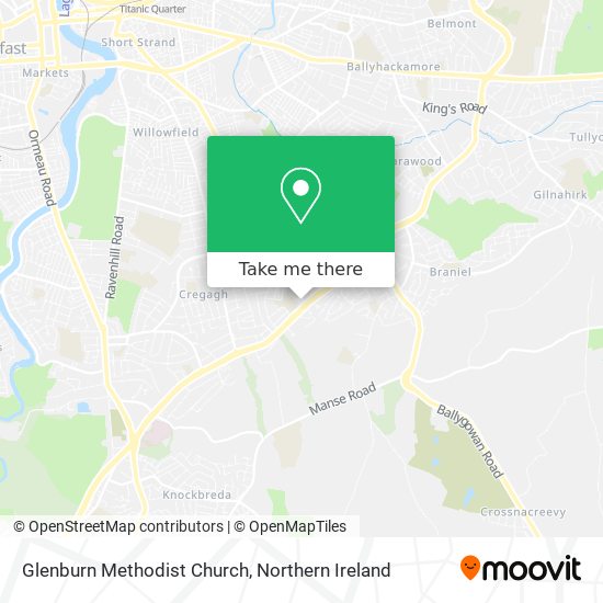 Glenburn Methodist Church map