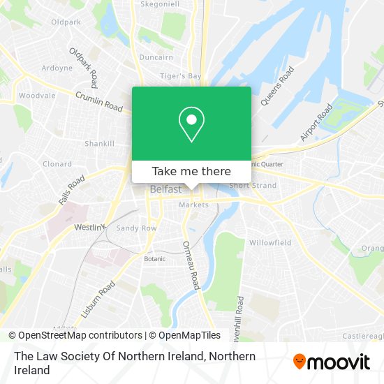The Law Society Of Northern Ireland map