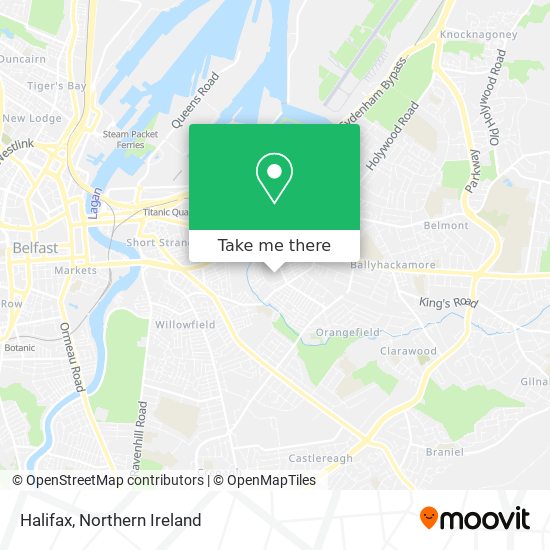 Halifax map