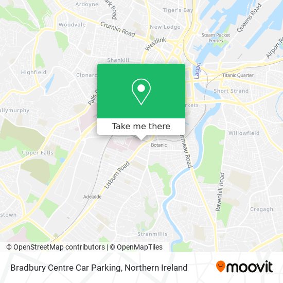 Bradbury Centre Car Parking map