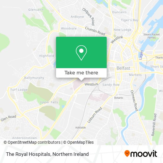 The Royal Hospitals map