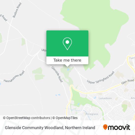 Glenside Community Woodland map