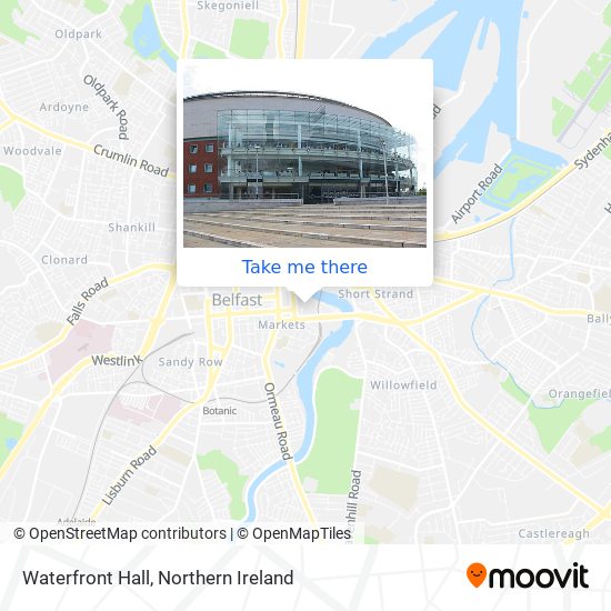 Waterfront Hall map