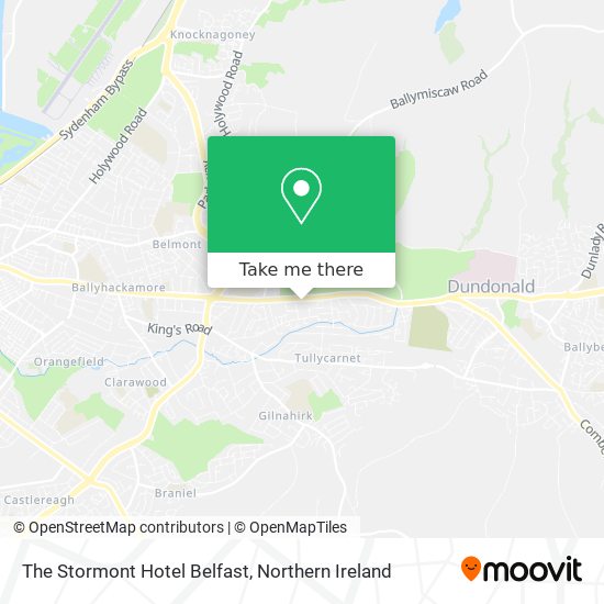 The Stormont Hotel Belfast map