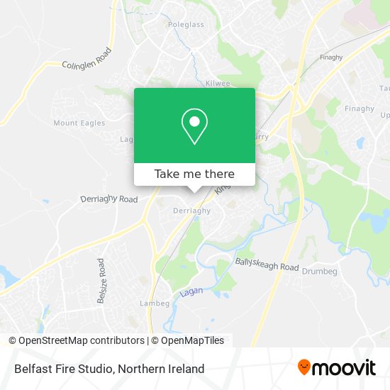 Belfast Fire Studio map