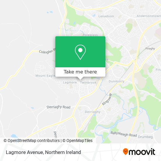 Lagmore Avenue map
