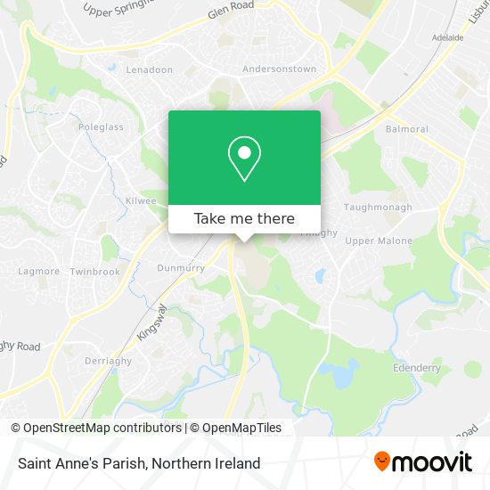 Saint Anne's Parish map