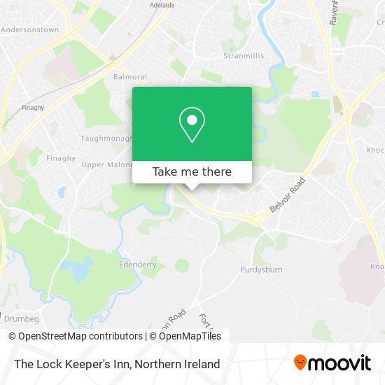 The Lock Keeper's Inn map