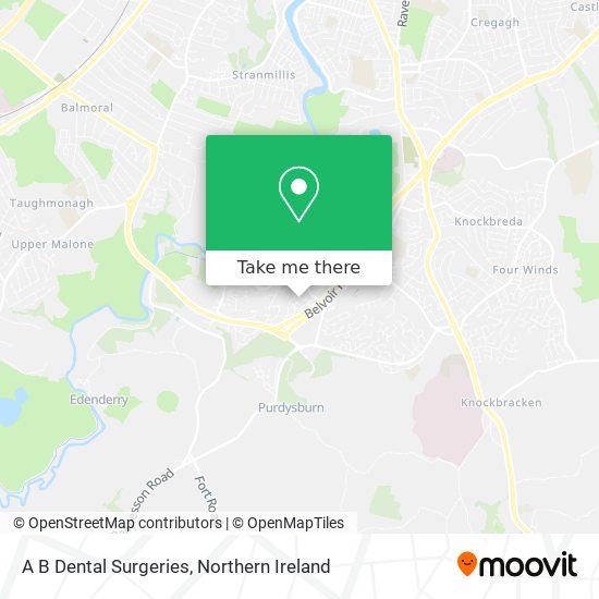 A B Dental Surgeries map