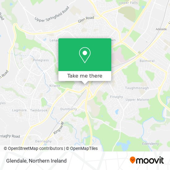 Glendale map