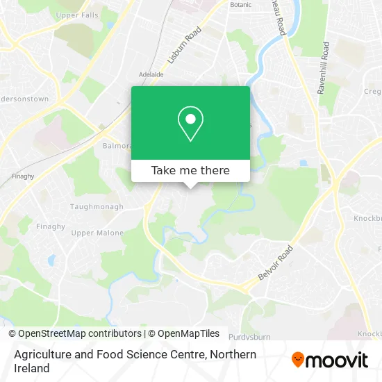 Agriculture and Food Science Centre map