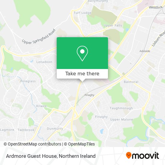 Ardmore Guest House in Belfast by Bus 