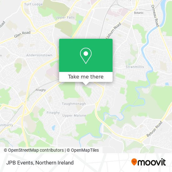 JPB Events map