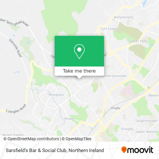 Sarsfield's Bar & Social Club map