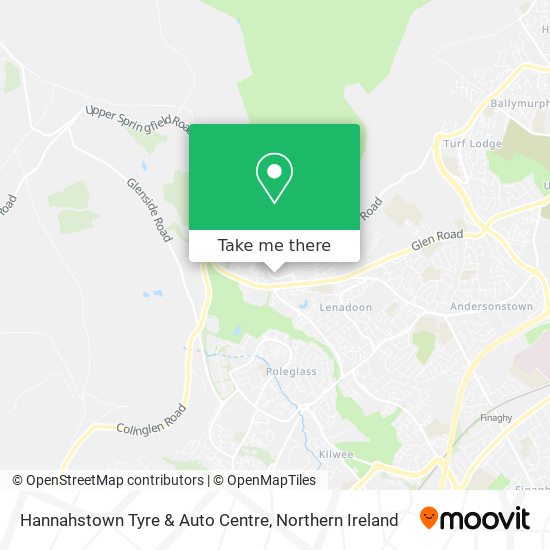 Hannahstown Tyre & Auto Centre map
