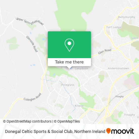 Donegal Celtic Sports & Social Club map