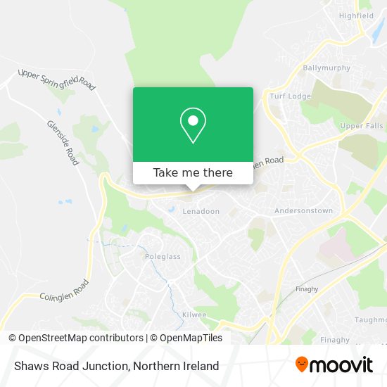Shaws Road Junction map