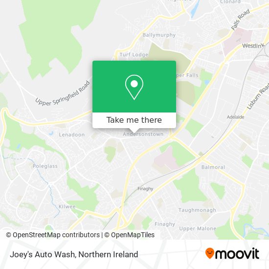 Joey's Auto Wash map