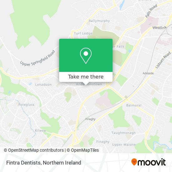 Fintra Dentists map