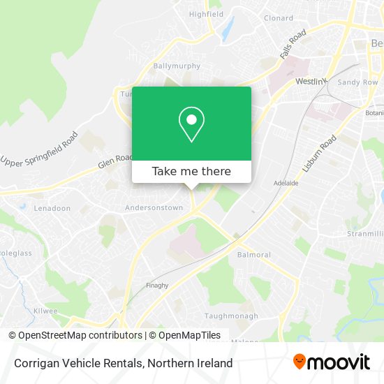 Corrigan Vehicle Rentals map