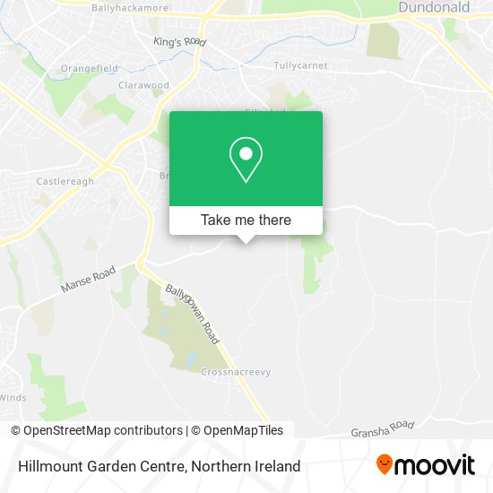 Hillmount Garden Centre map
