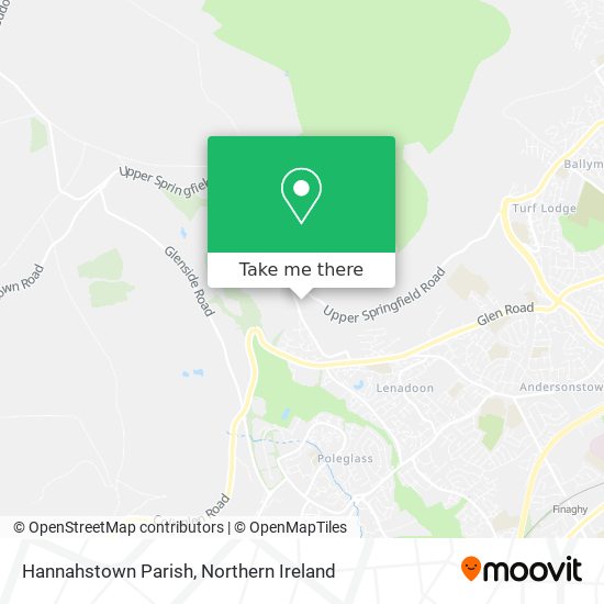 Hannahstown Parish map