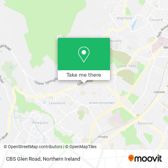 CBS Glen Road map