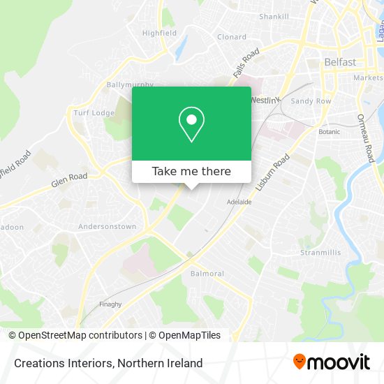 Creations Interiors map