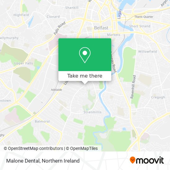 Malone Dental map