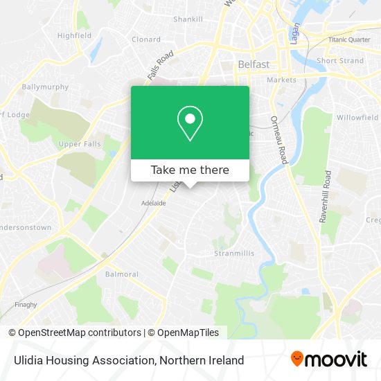 Ulidia Housing Association map