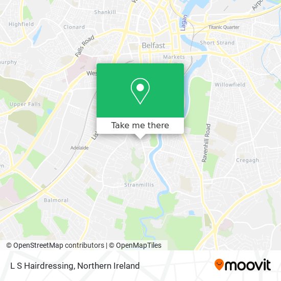 L S Hairdressing map