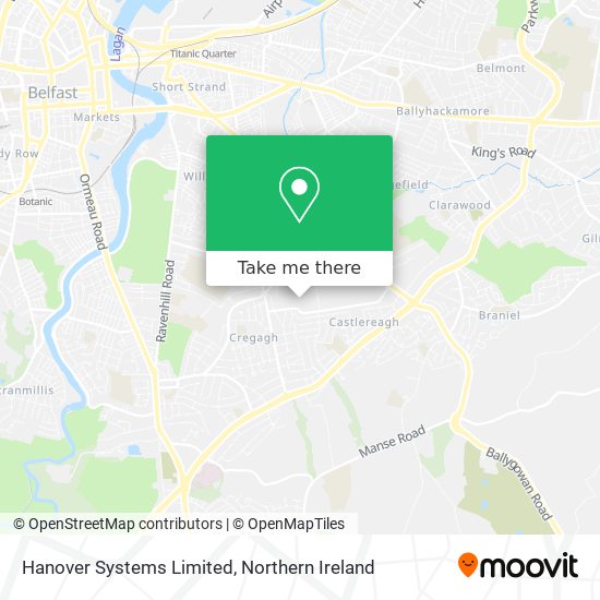 Hanover Systems Limited map