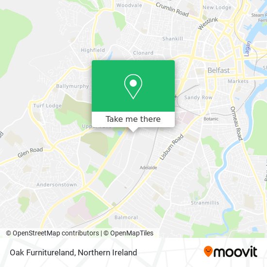 Oak Furnitureland map