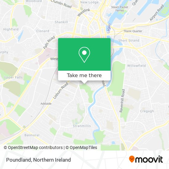 Poundland map