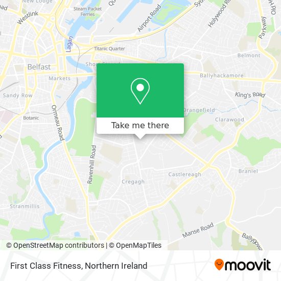 First Class Fitness map